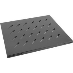 "Lanberg Black Rack Shelf - Stylish & Durable Storage Solution (SKU: 5901969403602)"